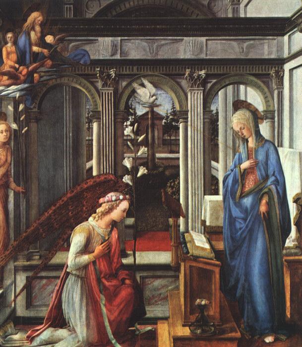 Fra Filippo Lippi The Annunciation   ttt oil painting picture